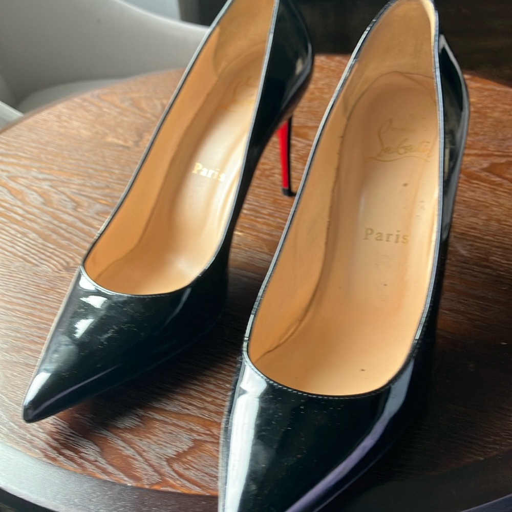 Loubitons size 37 1/2 minimal  worn